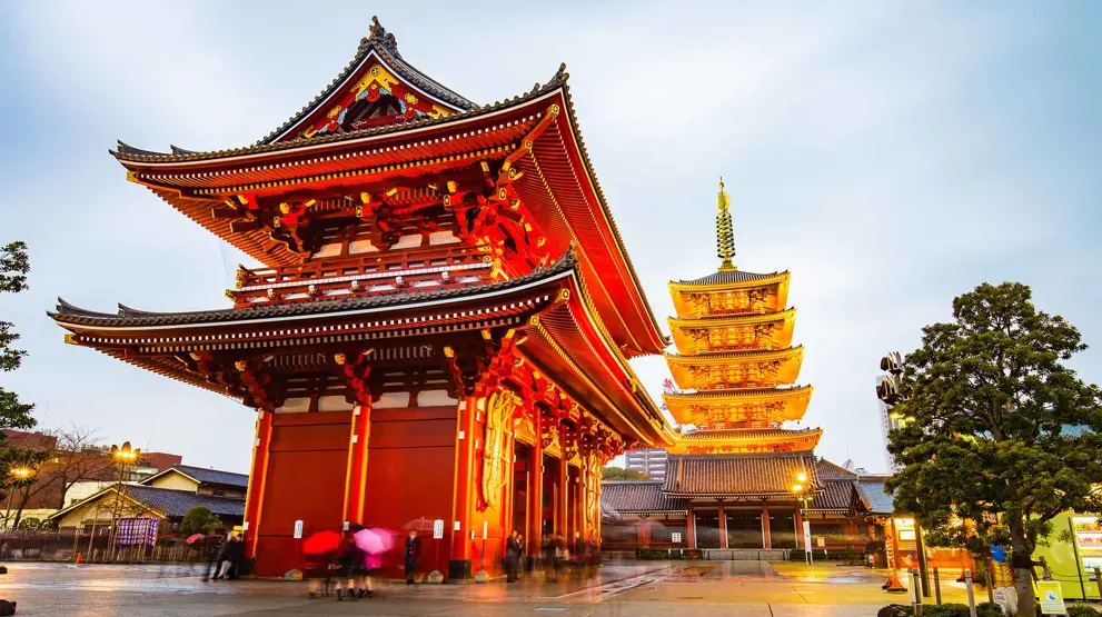 Japan kan være en av de spennende destinasjonene på et World Cruise