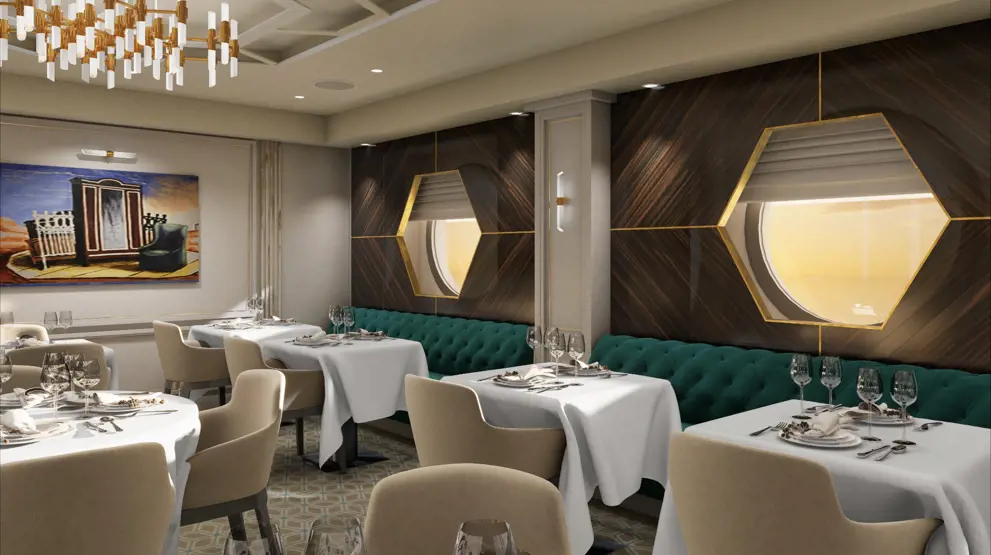 Fil Rouge Restaurant - kombinerer innovasjon og tradisjon i menyen, som er laget med de beste råvarene