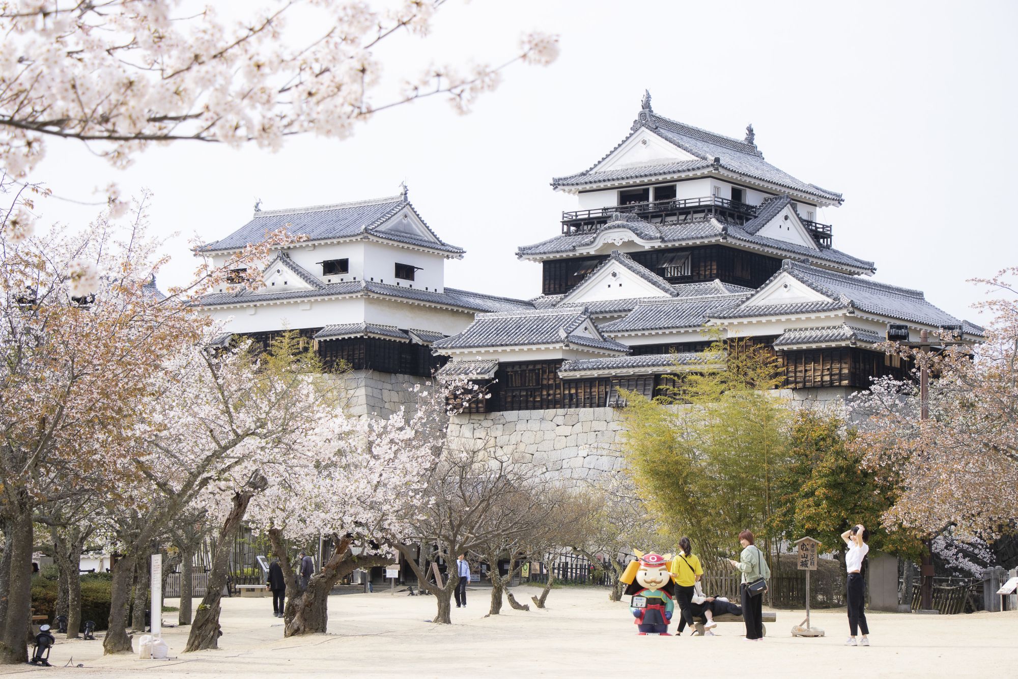 Matsuyama Castle på Shikoku