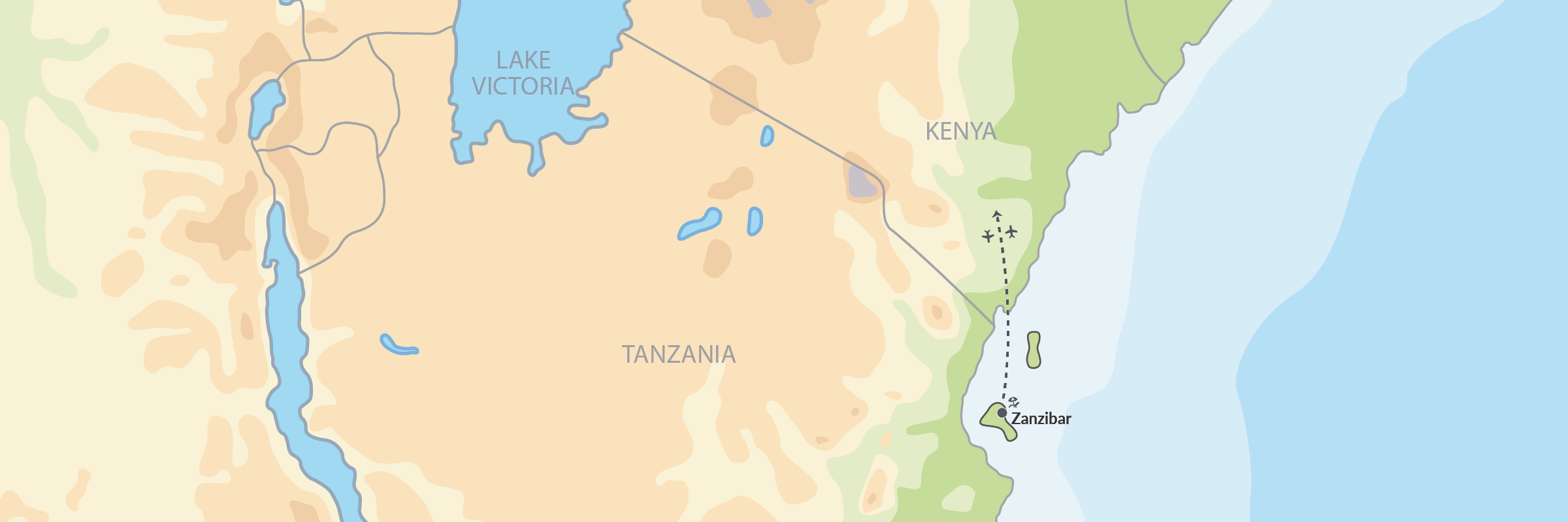 DK Luksusferie På Zanzibar Map