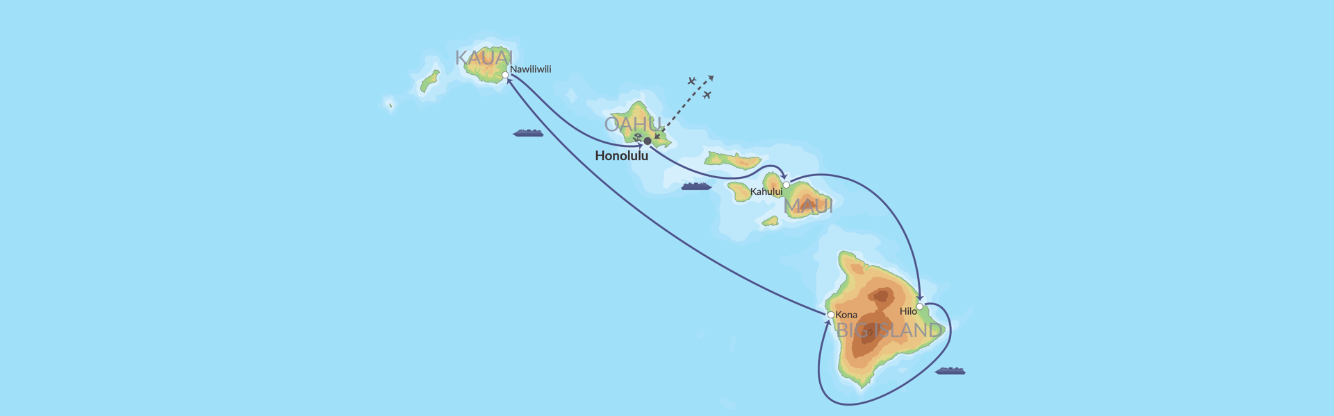 8570 Krydstogt Mellem Hawaii Øerne Inkl Ophold På Oahu