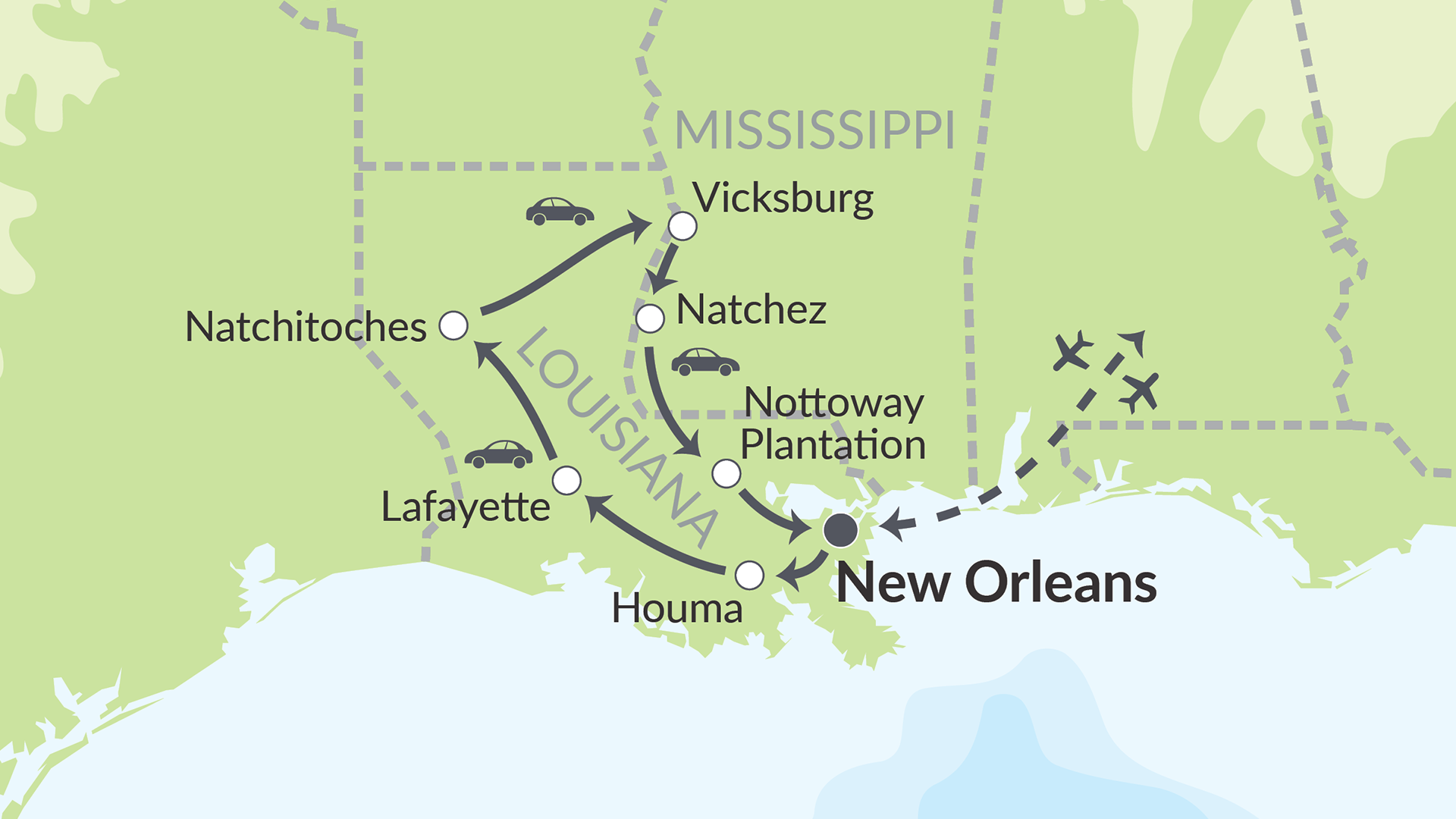 Dette ruteforslaget er spennende for deg som vil på en annerledes bilferie i USA