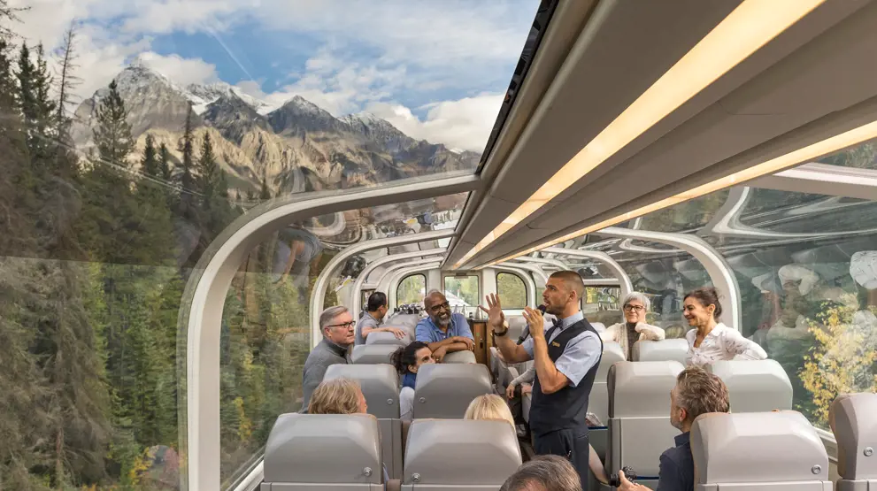 Rocky Mountaineer er en førsteklasses opplevelse med panoramavinduer