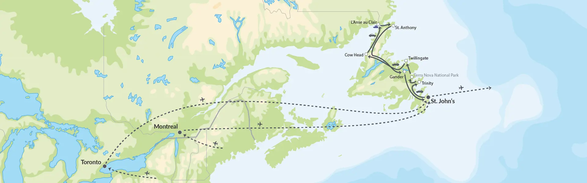 111158 Newfoundland Og Labrador Explorer Map