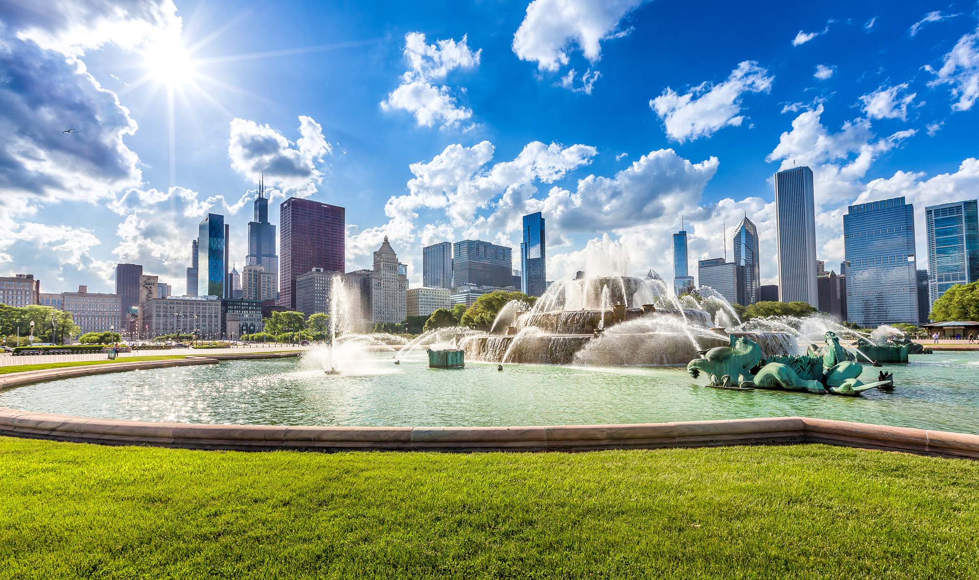 Buckingham Fountain - Reiser til Chicago