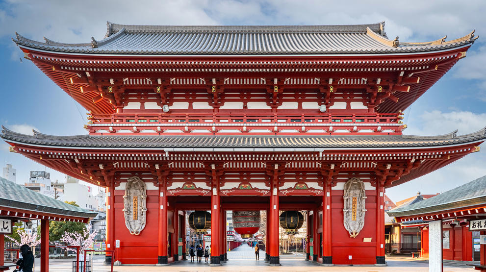 Det buddhistiske tempelet Asakusa Kannon Temple i Tokyo