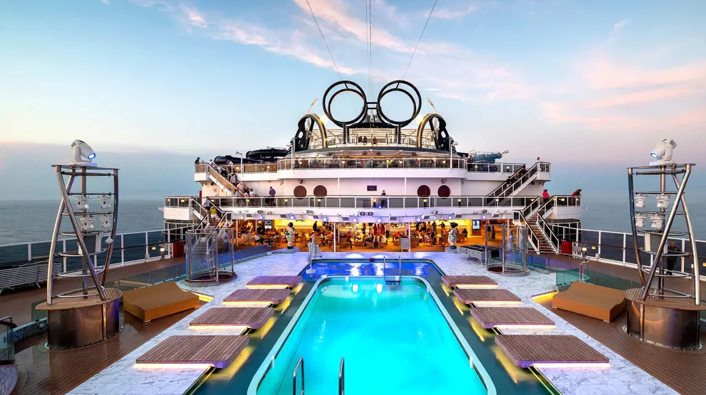 Nyt de ulike bassengområdene på MSC's flotte skip