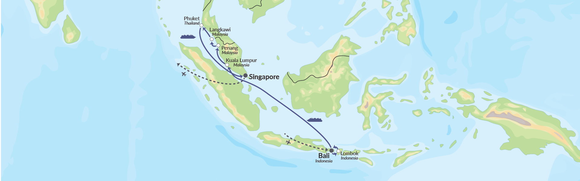 100952 Bali Og Cruise Til Malaysia Og Thailand