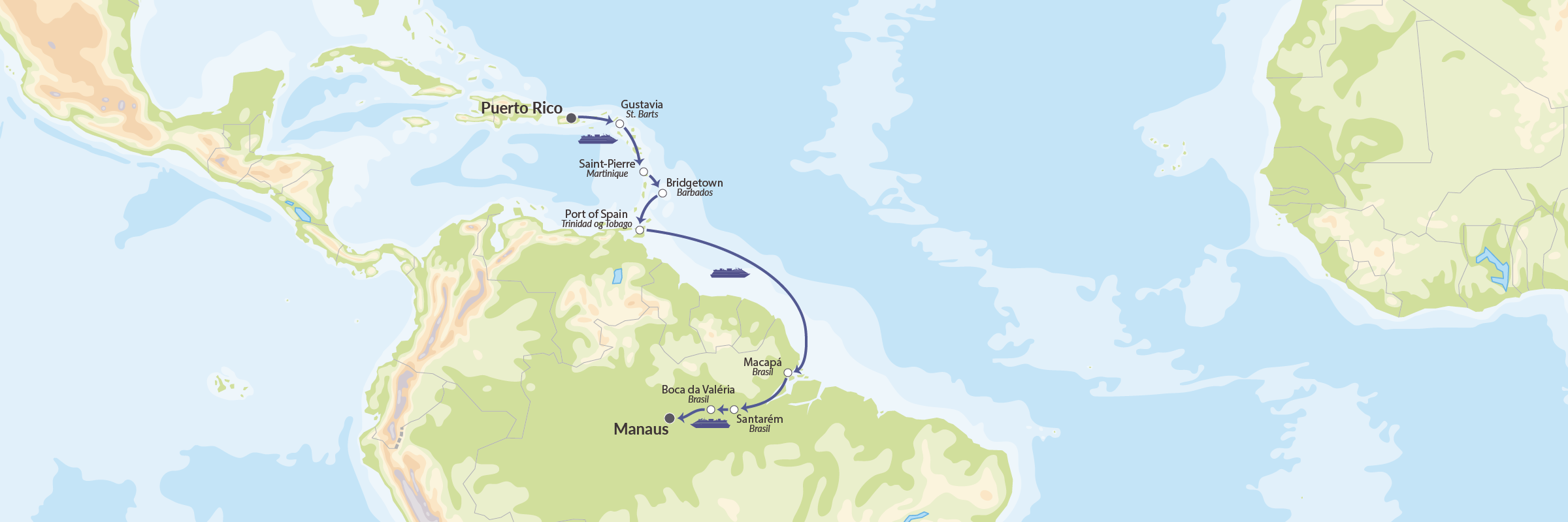 NO Explora Journeys Fra Puerto Rico Til Brasil