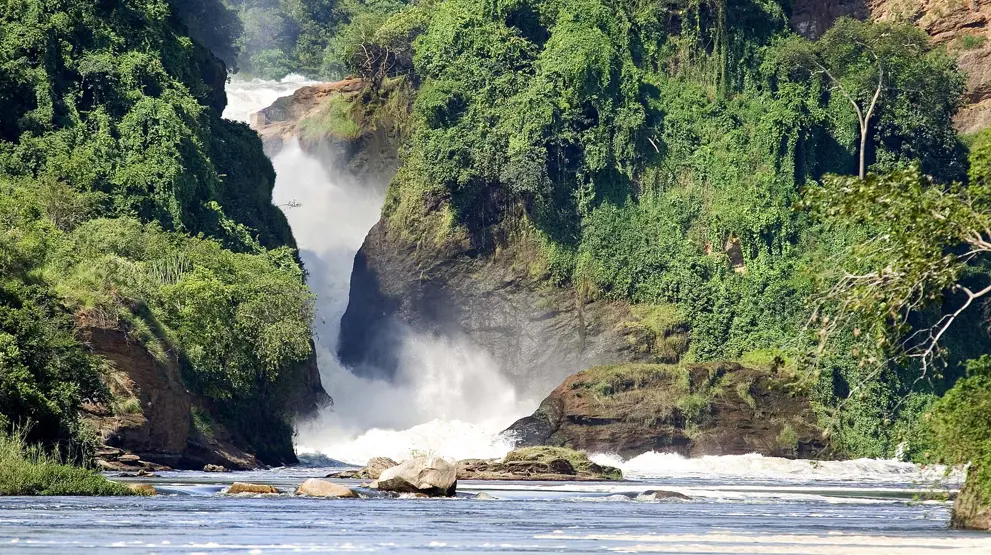 Opplev fortryllende Murchison Falls på safari i Uganda