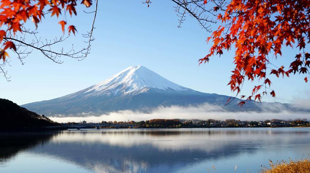 Vakre Mt. Fuji på en klar dag