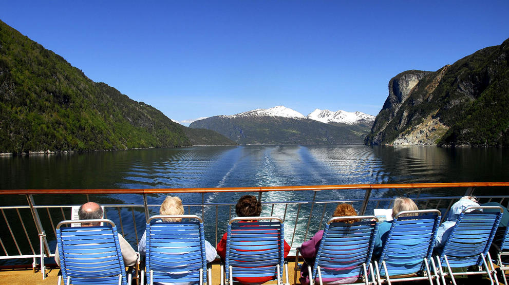 Fremragende utsikt fra dekket | Foto: Hurtigruten