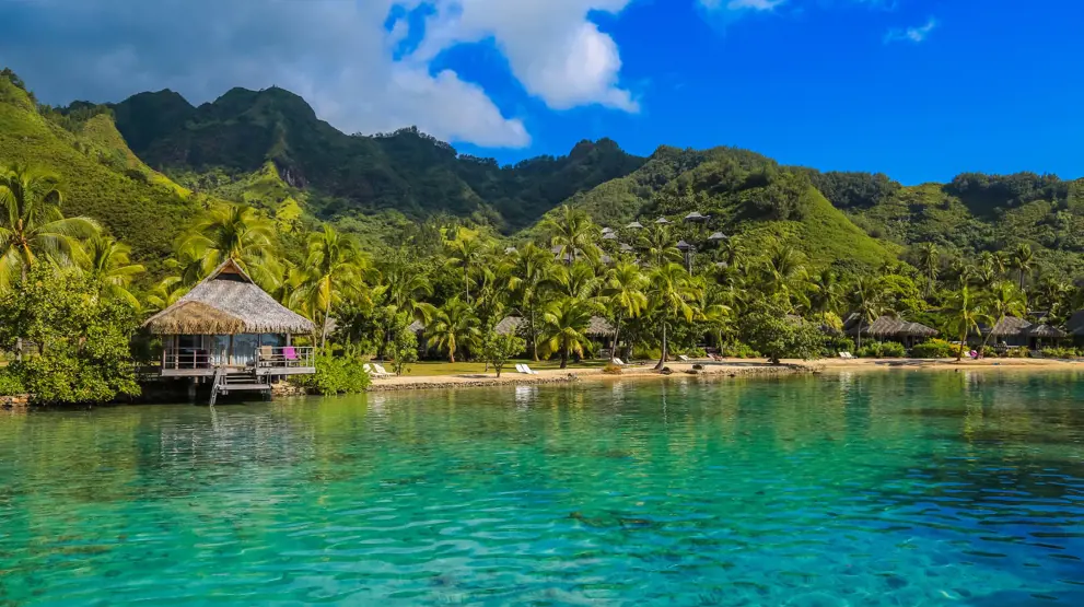 På et world cruise kan du oppleve sjeldne områder, som Fransk Polynesia i Stillehavet