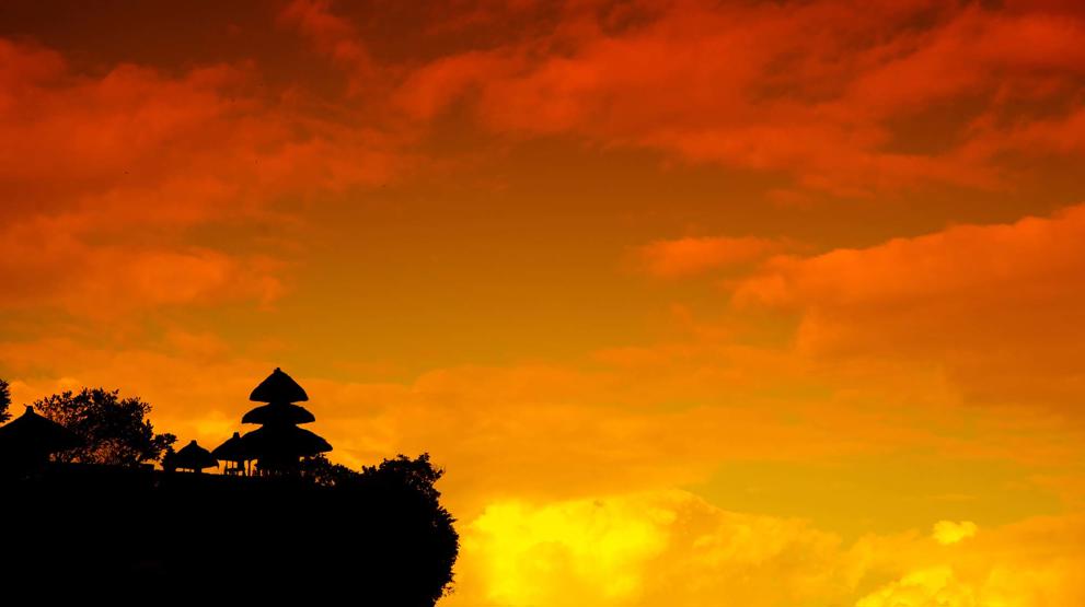 Opplev de eksepsjonelle solnedgangene på Bali