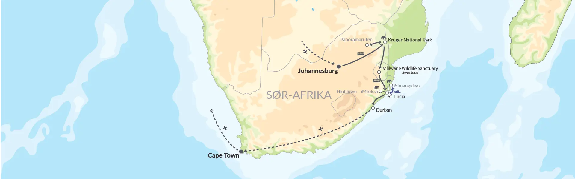 35034 Søe Afrikas Safariparker Og Cape Town