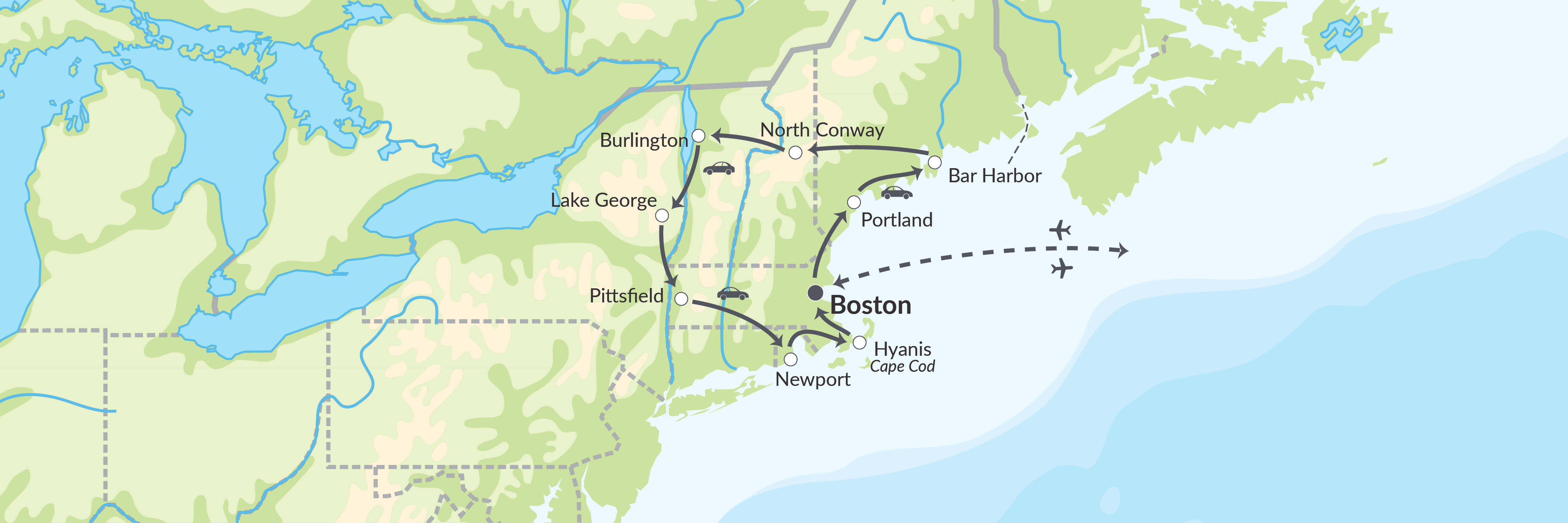 6407 Unik Tur Gennem New Englands Smukke Delstater