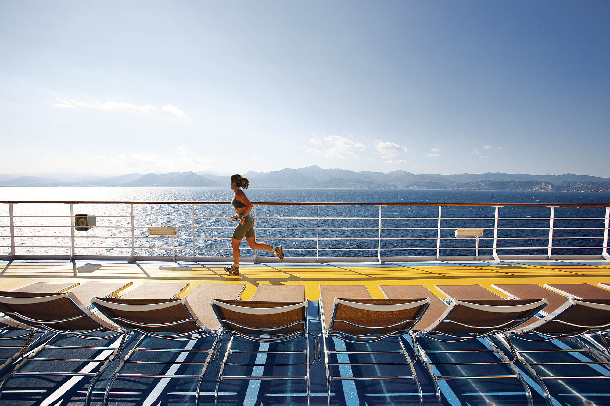 Det er lett å holde seg i form om bord 