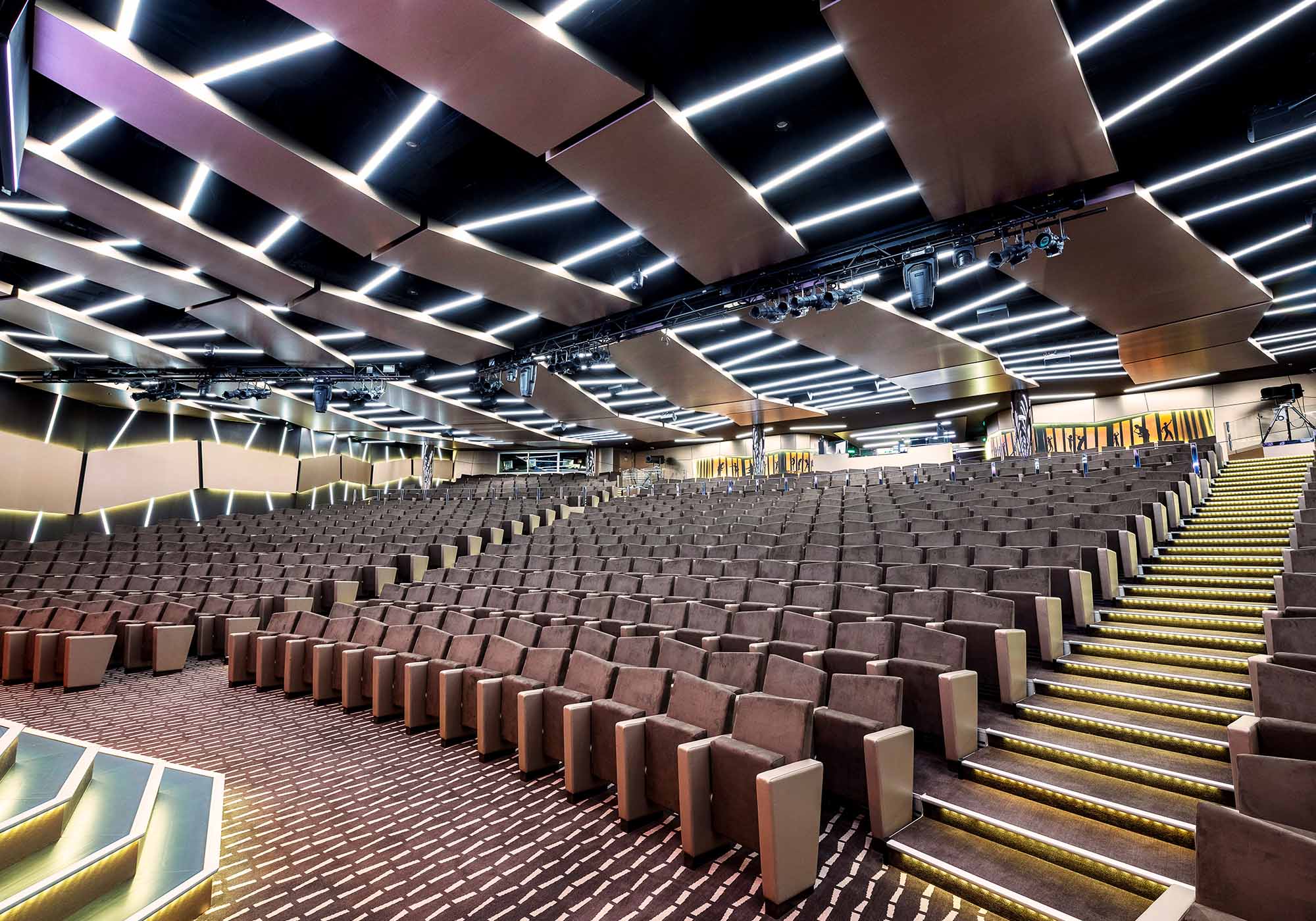 Opplev kveldens underholdning i skipets teater