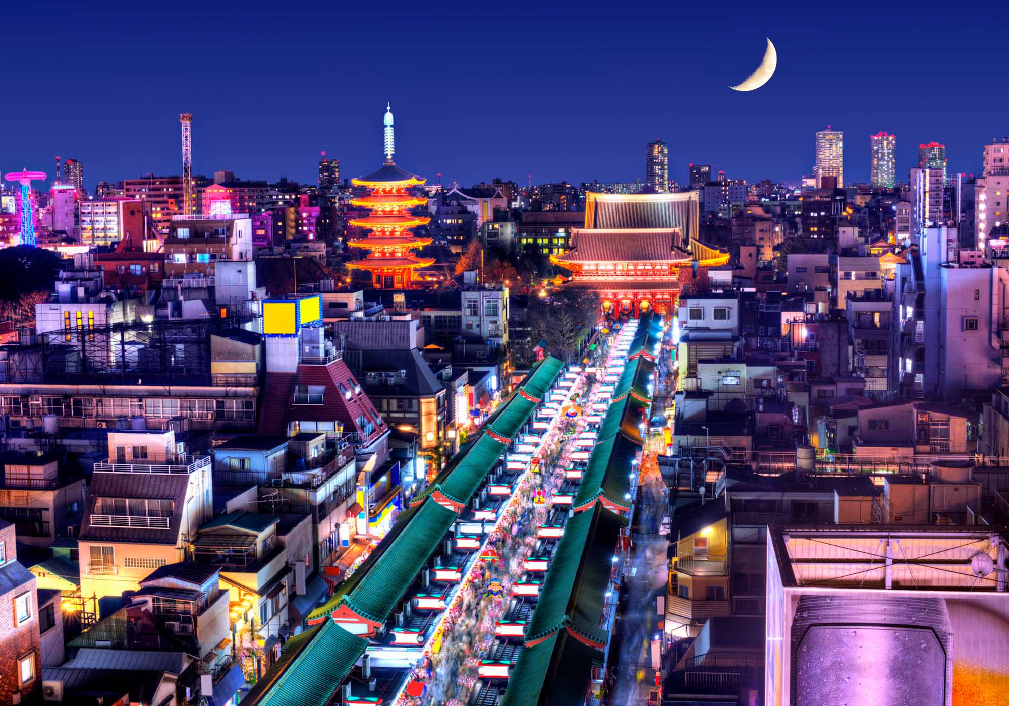 Nakamise Shopping Street i Tokyo