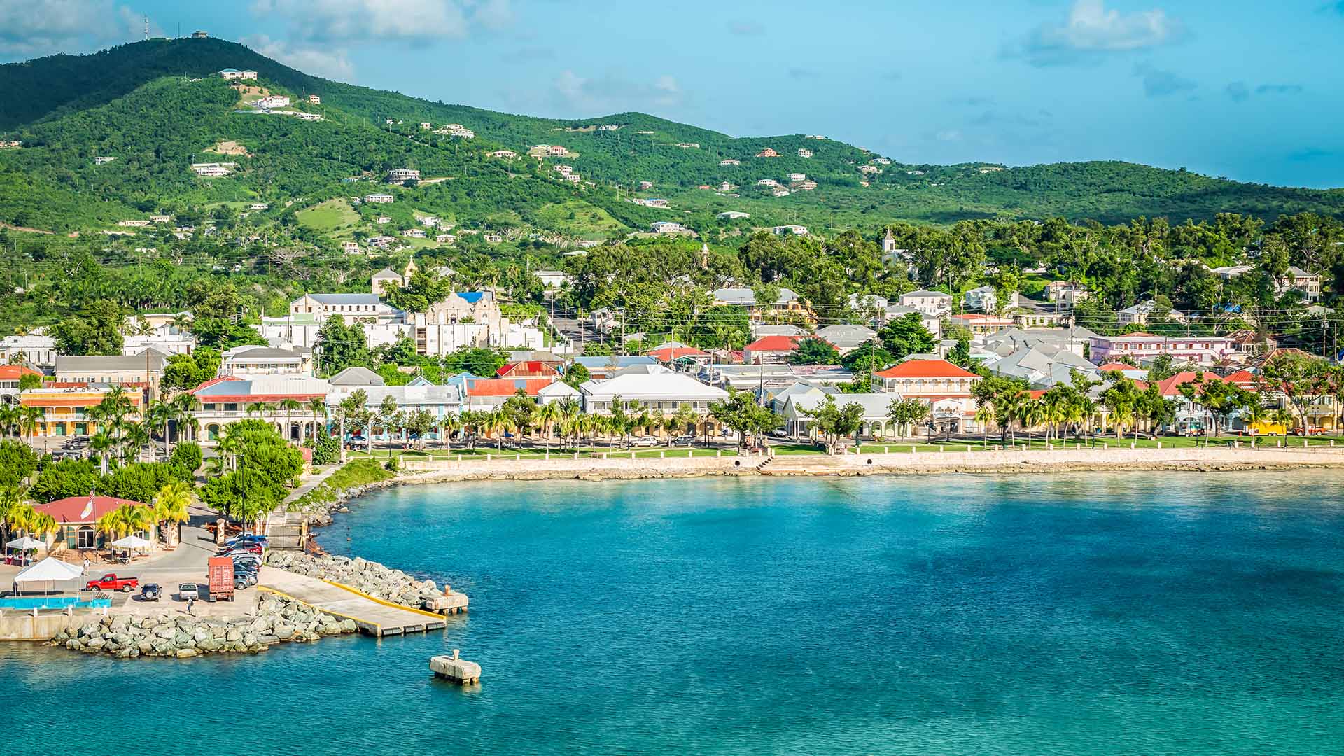 Dere besøker bl.a. St. Croix, hvor dere kan gå på oppdagelse i historiske Frederiksted