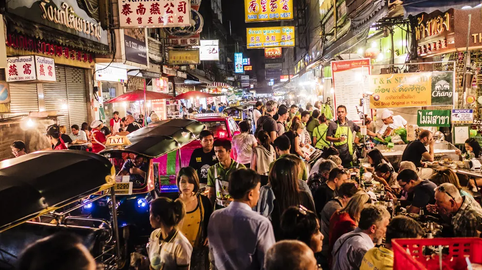 Opplev pulserende og hektiske Bangkok for et innblikk i Thailands storbyliv