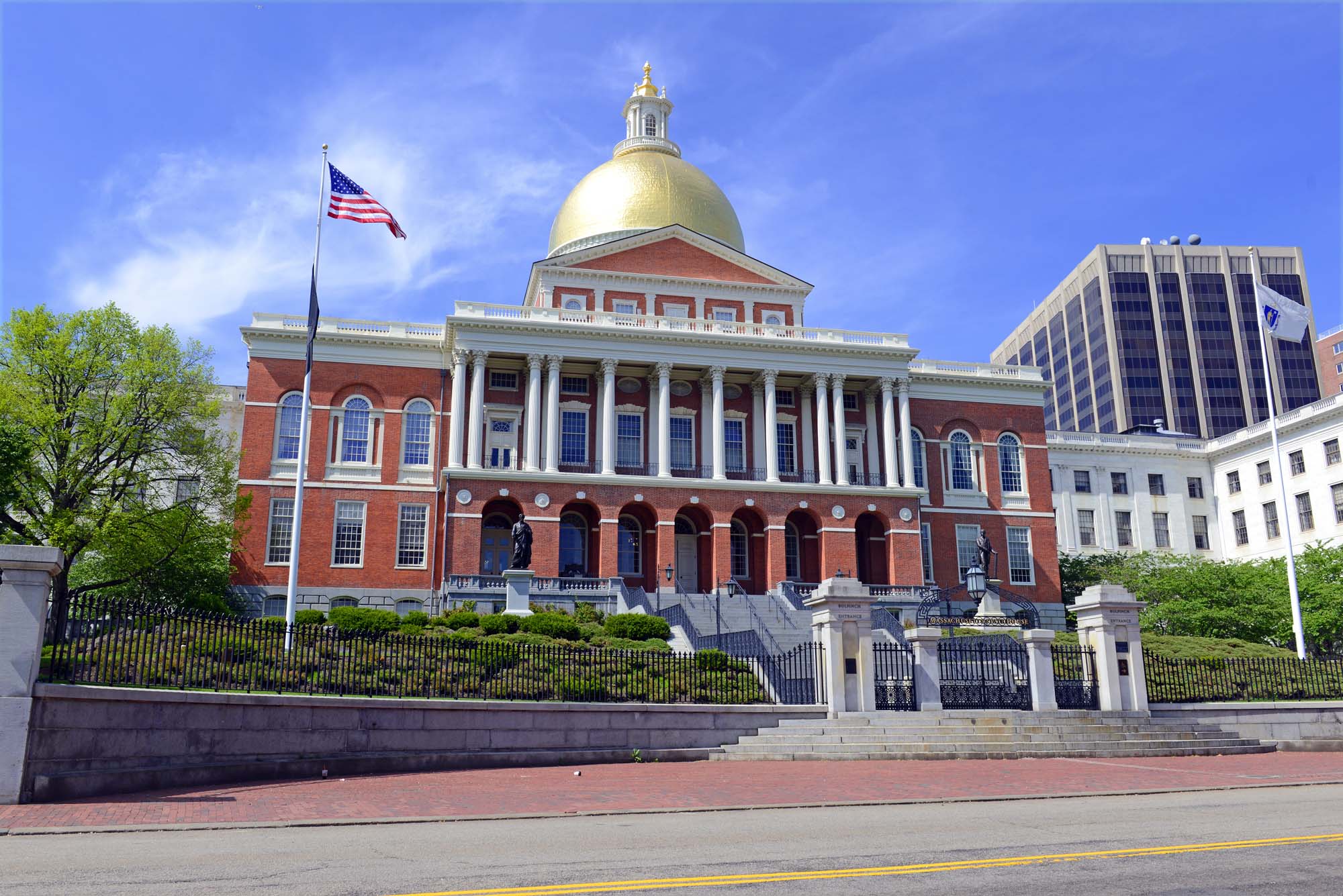 Massachusetts "nye" State House i Boston