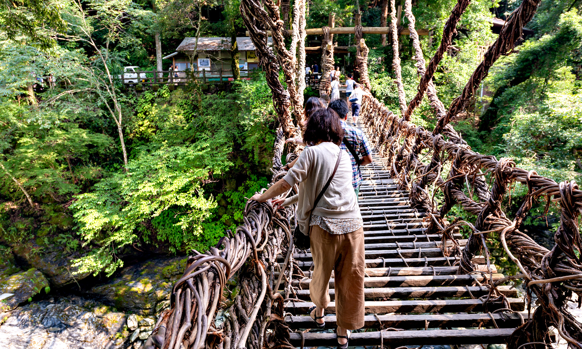 Hengebro i Iya Valley på Shikoku