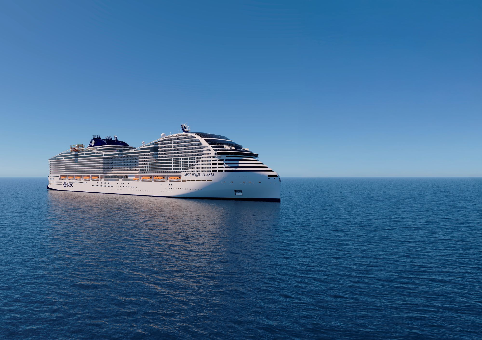 Det splitter nye og toppmoderne MSC World Asia