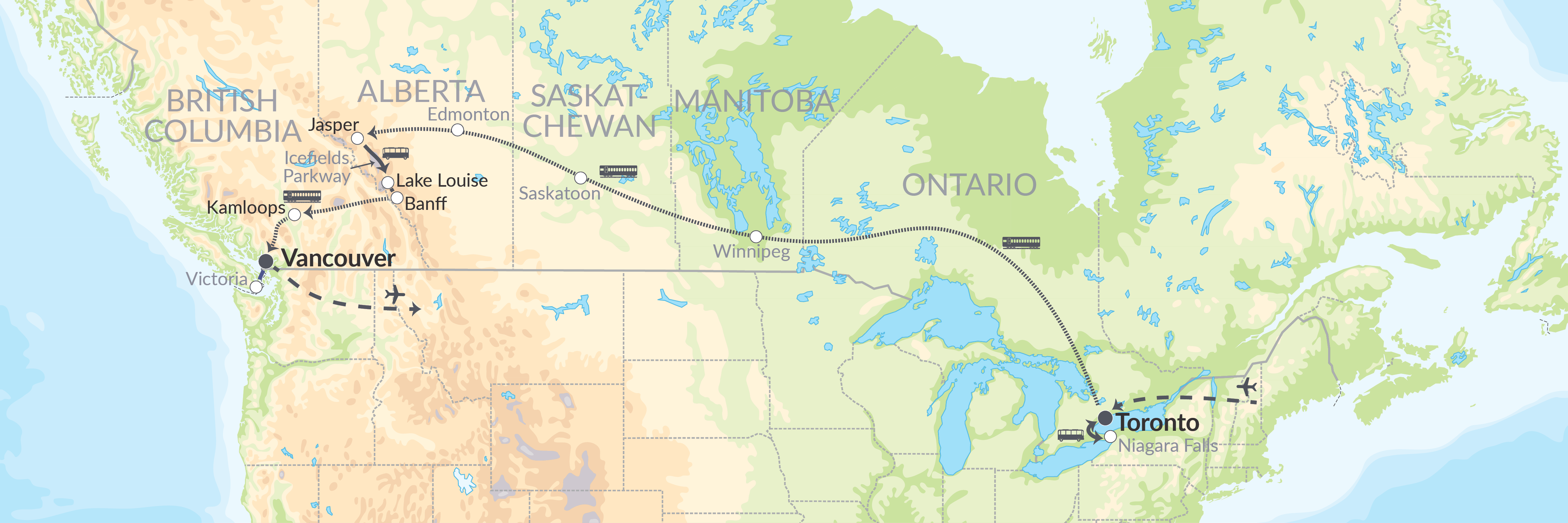 6821 På Tværs Af Canada I Tog